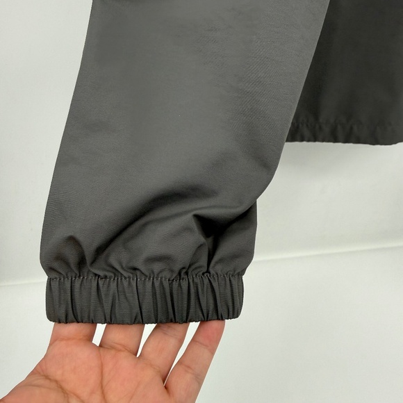 Hawaiis Finest Jacket Men XL Gray Pullover 1/2 Zip Hooded Windbreaker Bungee - Picture 2 of 15